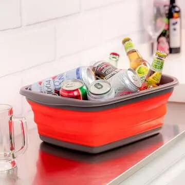 Versatile SAMMART 10L Collapsible Tub for Outdoor Use