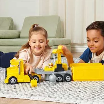 Paw Patrol Rubble Transforming Truck Toy for Kids
