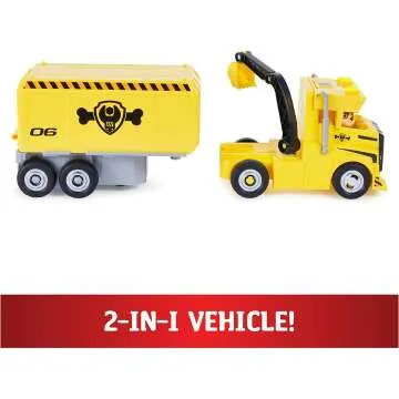 Paw Patrol Rubble Transforming Truck Toy for Kids