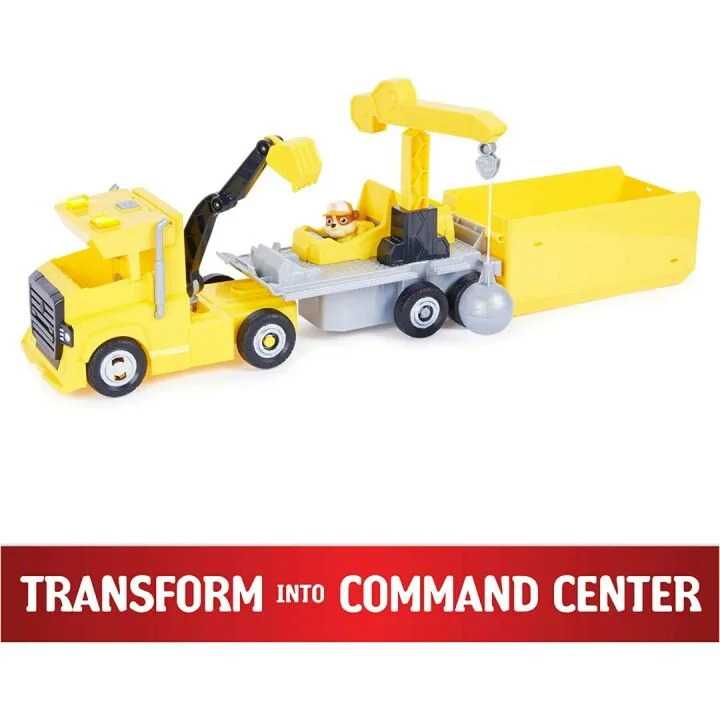 Paw Patrol Rubble Transforming Truck Toy for Kids