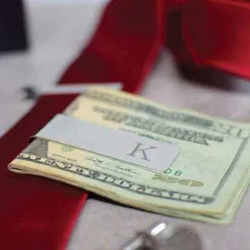 Cufflinks Tie Bar Money Clip Set - Ideal Groom's Gift