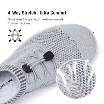 Aleader Women's Quick Dry Aqua Water Shoes for Adventure