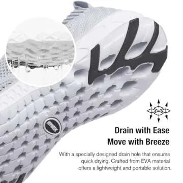 Aleader Women's Quick Dry Aqua Water Shoes for Adventure