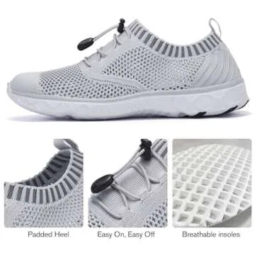 Aleader Women's Quick Dry Aqua Water Shoes for Adventure
