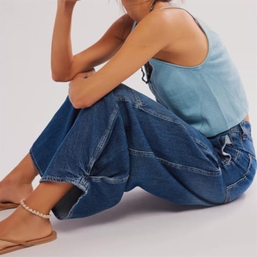 LifeShe Women's Baggy Jeans | Stylish Comfort Everyday