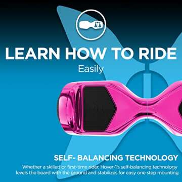 Hover-1 All-Star Hoverboard 7MPH Top Speed, 7MI Range, Dual 200W Motor, 5HR Recharge, 220lbs Max Wei...