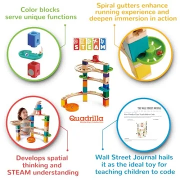 Explore STEAM Learning with Hape Quadrilla Marble Run