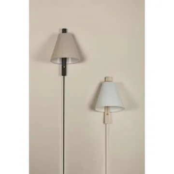 Stunning Aged Brass Plug-in Wall Sconce for Elegance