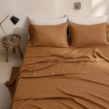 Simple&Opulence 100% Linen Sheets Queen Size Set