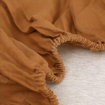 Simple&Opulence 100% Linen Sheets Queen Size Set