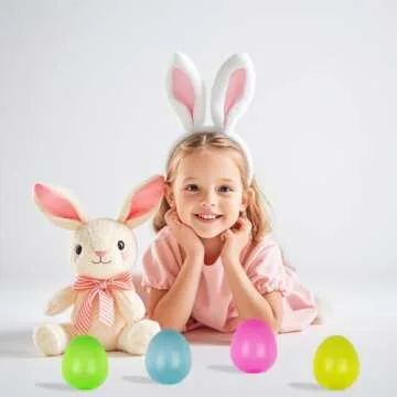 Anditoy 4 Pack Easter Eggs Stress Balls for Kids