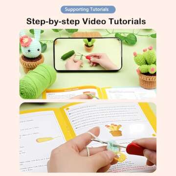 YosaiHom Crochet Kit for Beginners - Complete DIY Supplies