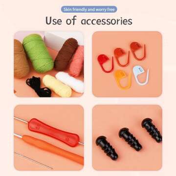 YosaiHom Crochet Kit for Beginners - Complete DIY Supplies