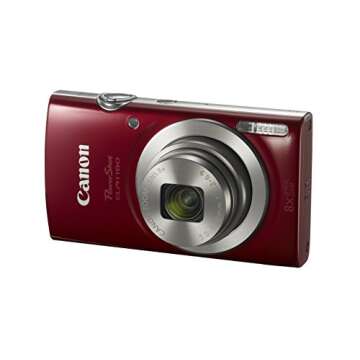 Canon PowerShot ELPH 180: 8x Zoom & Smart AUTO Features