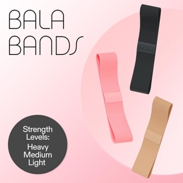 Bala Bands 3-Pack Resistance Bands for Stylish Workouts