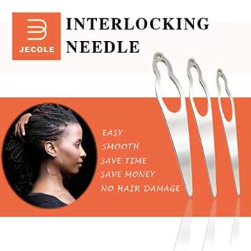 Unlock Perfect Dreads with Our Interlocking Tool 3-Pack