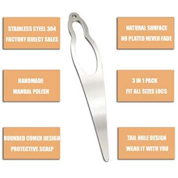 Unlock Perfect Dreads with Our Interlocking Tool 3-Pack