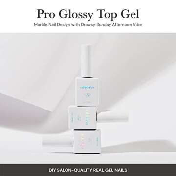 ohora Gel Nail Care (Pro Glossy Top Gel) - Professional Salon-Quality Nail Solution for Beautiful, S...