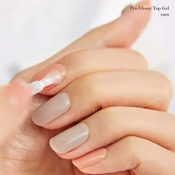 ohora Gel Nail Care - Pro Glossy Top Gel for Strong Nails