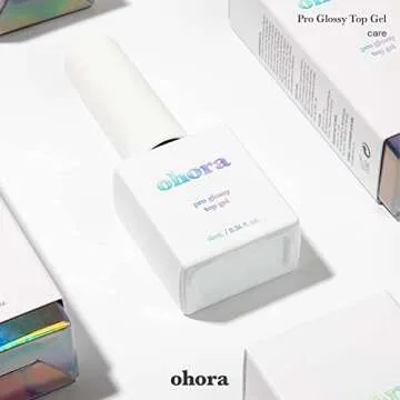 ohora Gel Nail Care - Pro Glossy Top Gel for Strong Nails