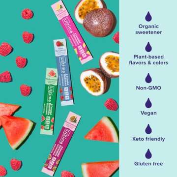 Ultima Replenisher Daily Electrolyte Powder Drink Mix – Tropical Variety, 20 Stickpacks – Hydration Packets with 6 Electrolytes and Minerals – Keto Friendly, Non-GMO and Sugar-Free