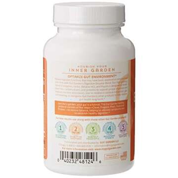 Gut Garden Digestive Enzymes with Betaine HCL and Pepsin for Digestive Gut Health, Soy Free, Gluten ...