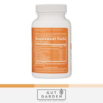 Gut Garden Digestive Enzymes with Betaine HCL and Pepsin for Digestive Gut Health, Soy Free, Gluten Free - Bloating, Gas, Constipation, and Acid Aid - 90 Capsules