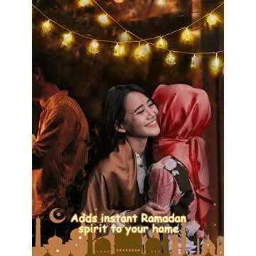 Stunning Ramadan Eid String Light with 20 LED Bulbs