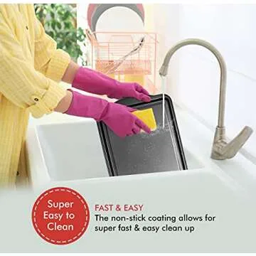 Perlli Nonstick Cookie Sheets Set - 3 Sizes for Every Baker