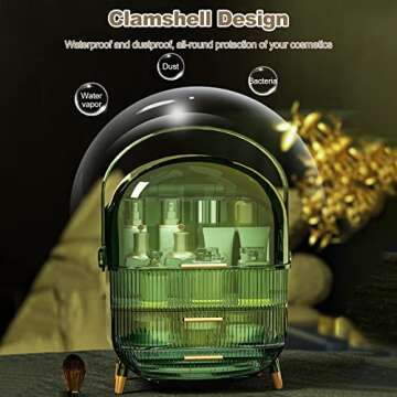 Ergocar Retro Makeup Organizer for Cosmetics and Jewelry