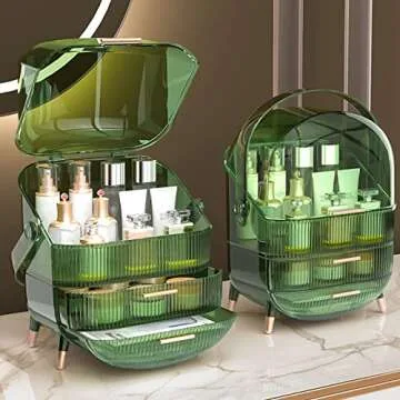 Ergocar Retro Makeup Organizer for Cosmetics and Jewelry