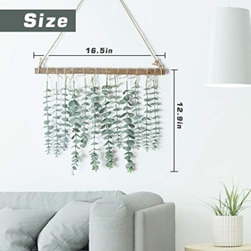 MEET ROSE Faux Eucalyptus Hanging Decor - Nature-Inspired Greenery