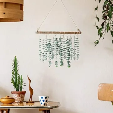 MEET ROSE Faux Eucalyptus Hanging Decor - Nature-Inspired Greenery