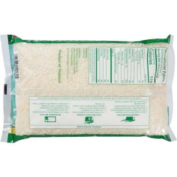 Iberia Jasmine Rice, 5 lbs. Long Grain Naturally Fragrant Enriched Jasmine Rice