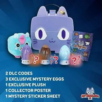 PET Simulator X – Marbled Purple Iridescence Cat Collector Bundle (Mystery Case w/ 8 Items, Series 1) [UCC Distributing Exclusive] [Includes DLC]