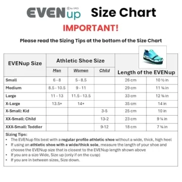 EVENup Shoe Balancer for Walking Boots and Mobility