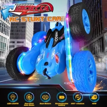 Jimdella Remote Control Stunt Car for Kids Ages 4-6