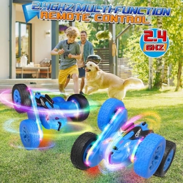 Jimdella Remote Control Stunt Car for Kids Ages 4-6