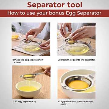 3.5 Inch Large Egg Rings for Griddle or Frying Round Egg for Breakfast. Egg Mcmuffins Mold Perfect Sandwiches Maker Nonstick Egg Cooking Ring for You and Your Family Full Set of 6 Packs