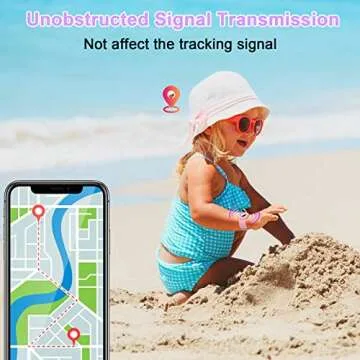 Soft Silicone Airtag Bracelets for Kids - 2 Pack