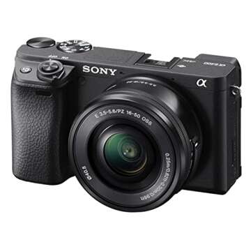 Sony a6400 Mirrorless Camera with 16-50mm Lens, 128GB Extreem Speed Memory,.43 Wide Angle & 2X Lense...