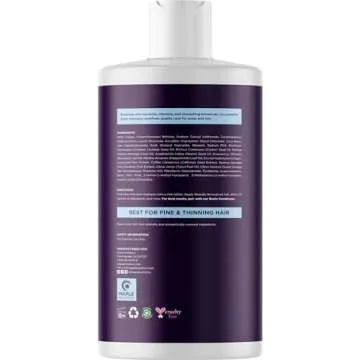 Advanced Biotin Shampoo for Hair Growth - Thinning Hair & Hair Loss, Black Castor, Caffeine, Collagen, Rosemary Oil - Thickening Shampoo for Men & Women