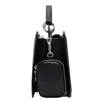 Steve Madden Bevelyn Convertible Crossbody Bag in Black