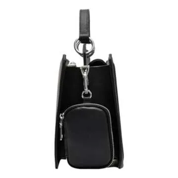 Steve Madden Bevelyn Convertible Crossbody Bag in Black