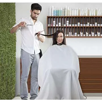 YELEGAI Professional Salon Hair Cutting Cape - 56x63 Black