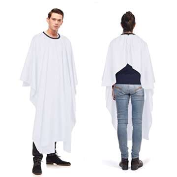 YELEGAI Professional Salon Hair Cutting Cape - 56x63 Black