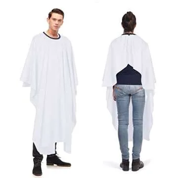 YELEGAI Professional Salon Hair Cutting Cape - 56x63 Black