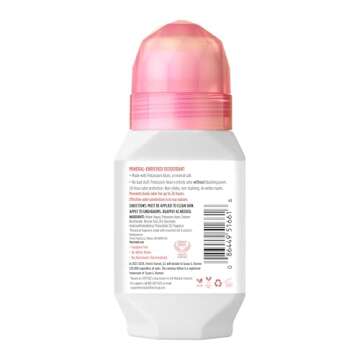 CRYSTAL Mineral Deodorant Roll-On Unscented Body Deodorant With 24-Hour Odor Protection, Aluminum Chloride & Paraben Free, 2.25 FL OZ (Packaging May Vary)