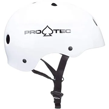 Pro-Tec Classic Skate Helmet for Adults in Gloss White