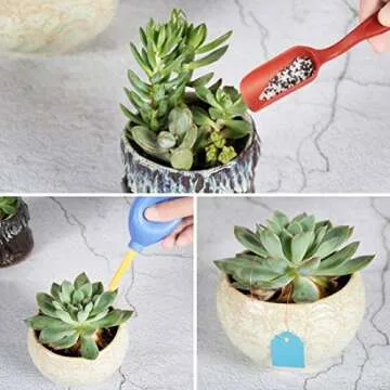 NPLUX Succulent Tools Set for Mini Garden Care